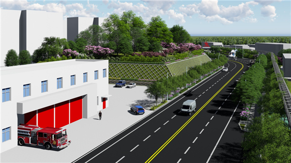 新鋼公司清潔工廠景觀設計