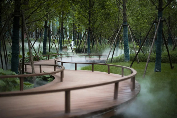 墨刻景觀|綠地長沙麓湖郡體驗區(qū)