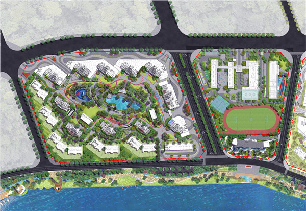 希爾景觀丨茂名華僑城歌美海純水岸