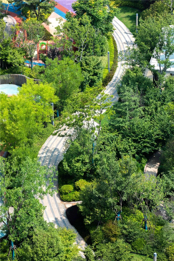 雅藍圖景觀丨白鷺金岸中央公園