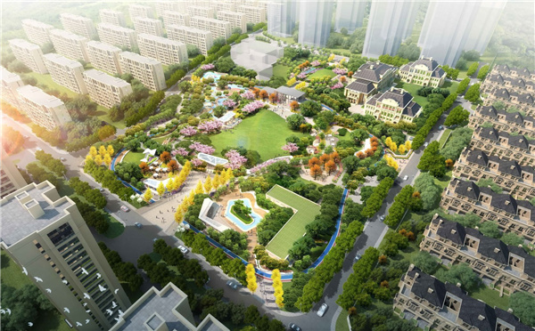 山東臨沂白鷺金岸中央公園