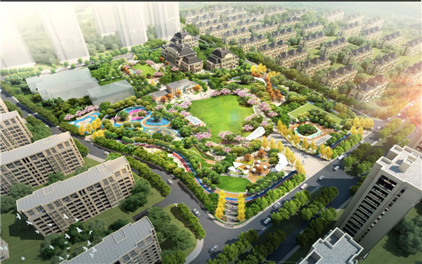 山東臨沂白鷺金岸中央公園