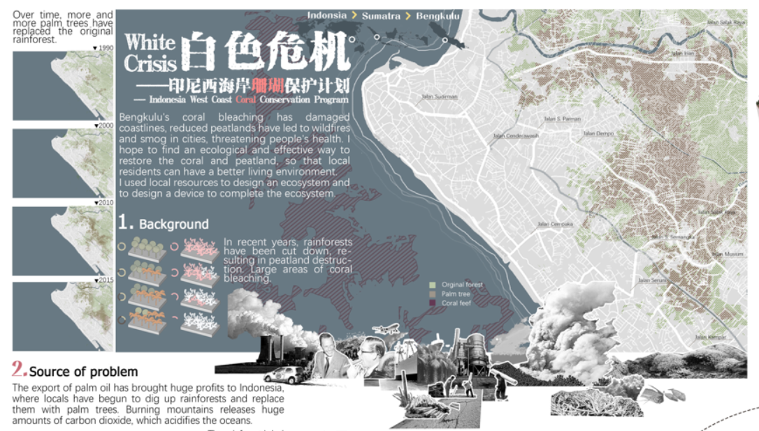 第十二屆園冶杯一等獎作品《White Crisis——印尼西海岸珊瑚保護計劃》解讀