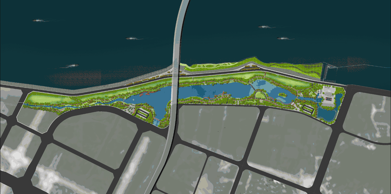 佛山西江產業新城景觀設計