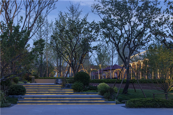 嘉祥花嶼城項目示范區(qū)景觀綠化工程