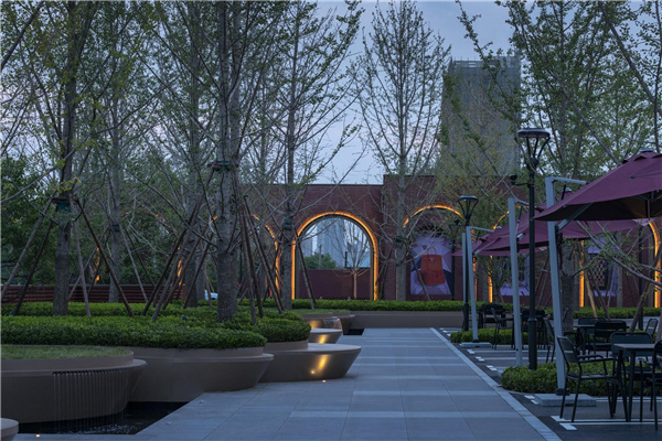 嘉祥花嶼城項目示范區(qū)景觀綠化工程