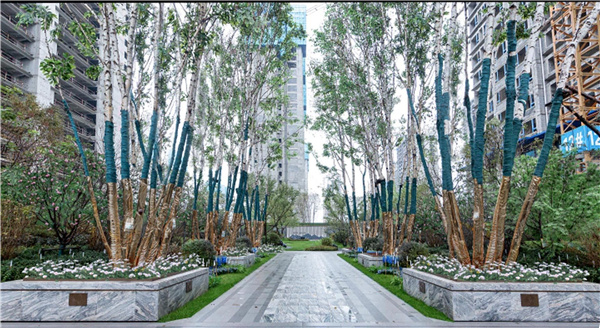 長春國際影都14# 地塊展示區景觀