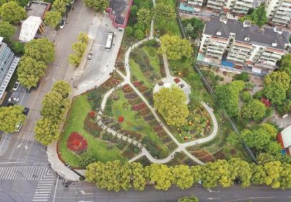 上海已建成390座“口袋公園”