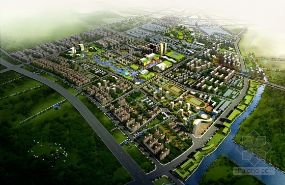 上海嘉定區城北站大型居住社區