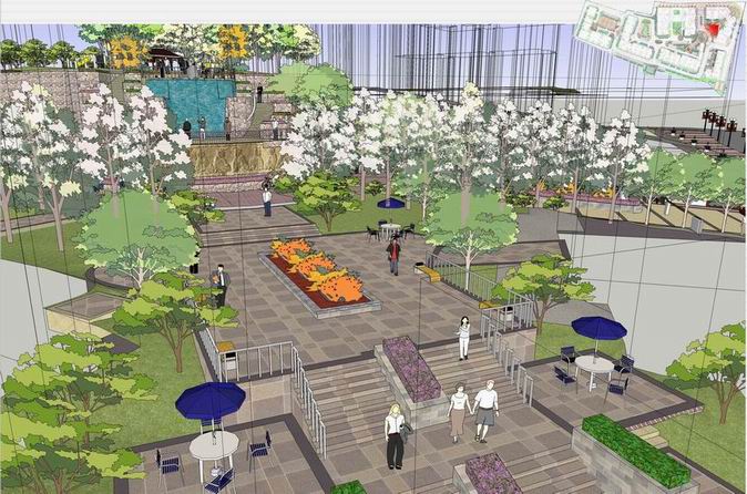 十堰天麟家和苑住宅區景觀規劃設計