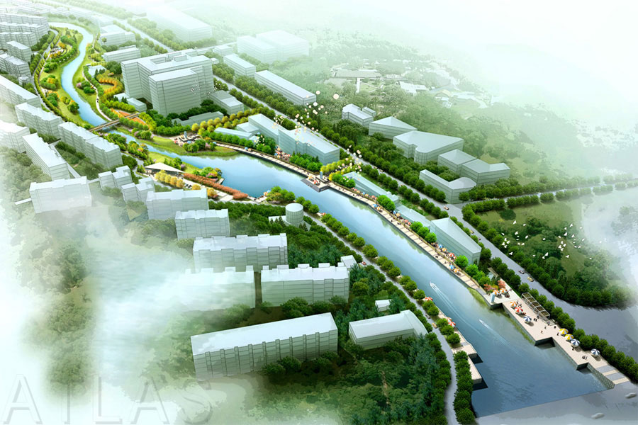 秦皇島六河改造景觀設計