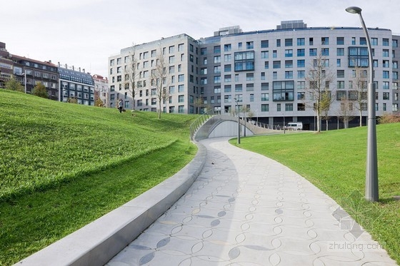 西班牙畢爾巴鄂Campa de Los Ingleses公園圖紙 公園綠地