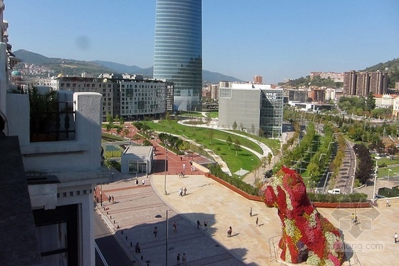 西班牙畢爾巴鄂Campa de Los Ingleses公園圖紙 公園綠地