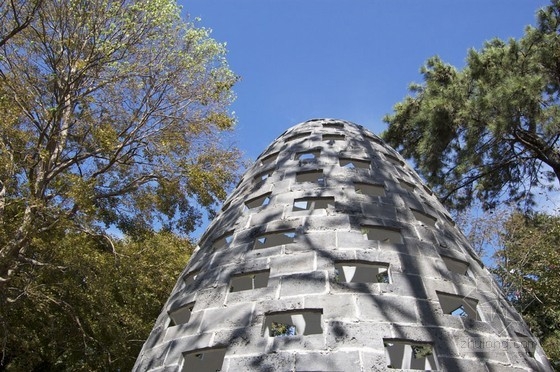 韓國磚砌豆莢小屋