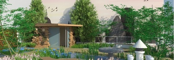 2013年切爾西百年花展——精選花園設(shè)計(jì)草圖