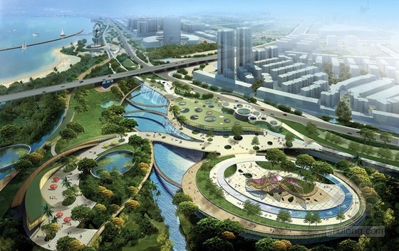 畢路德設(shè)計(jì)的四川遂寧涪江濕地公園