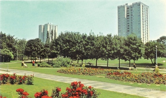 HTA設計的英國斯蒂夫尼奇城中心花園