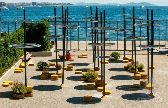 SOArchitecture設計的天空斑點休憩空間