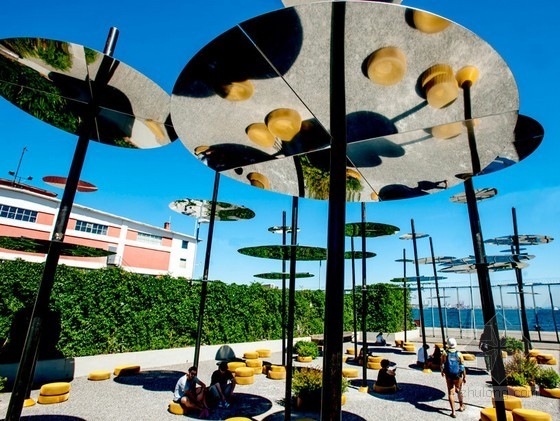 SOArchitecture設計的天空斑點休憩空間