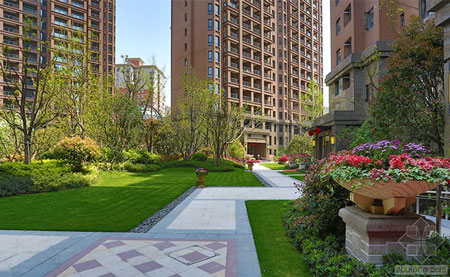 上海復(fù)地新都景觀實景圖