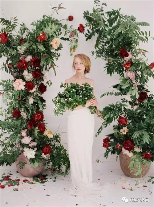 時尚花藝：婚禮花門欣賞