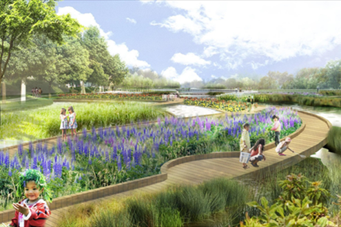 城市水環境治理中的人工濕地公園模式的探討