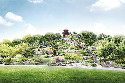 滄州園博園北山即將進行土方填筑