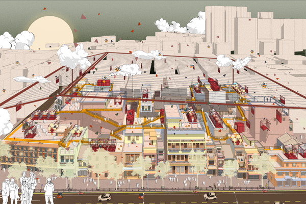 第十三屆園冶杯一等獎(jiǎng)作品丨浮丘——后疫情時(shí)代下的插入城市系統(tǒng)